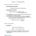 Econometrics 2 complete H1 notes – Exam targeted