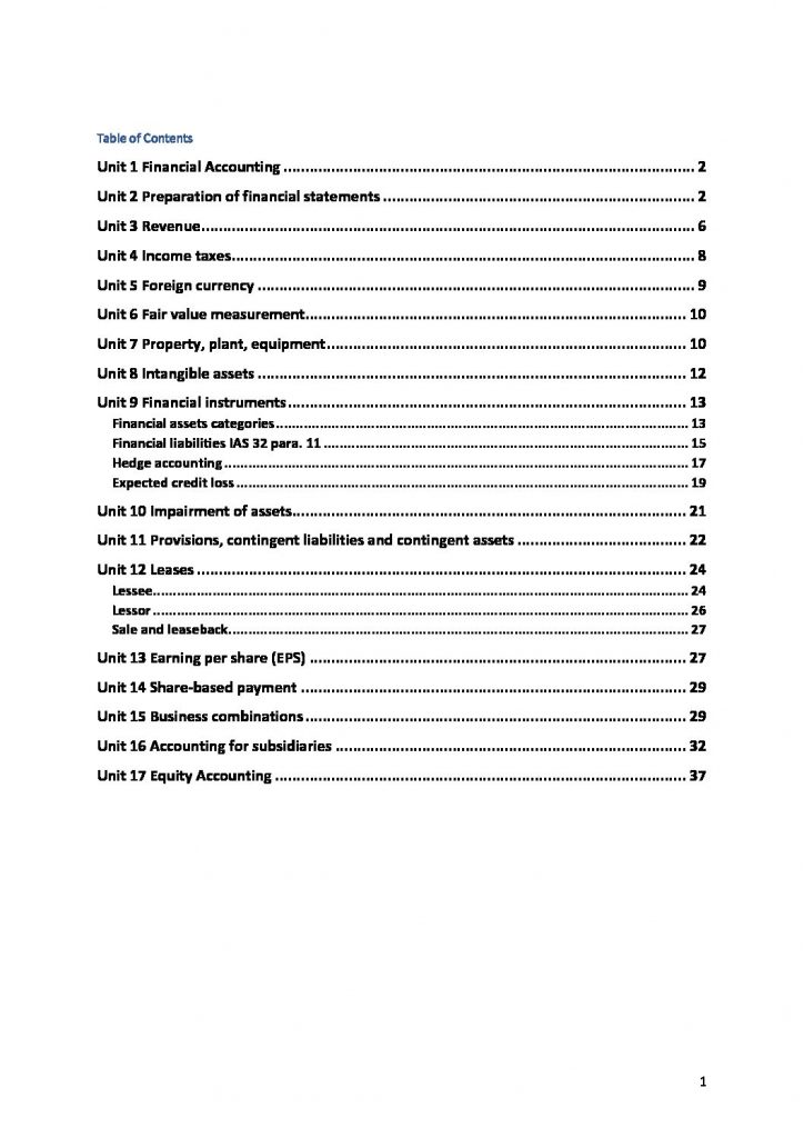 CA FIN (Financial Accounting and Reporting) Notes