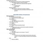 FINANCE 261 – Introduction to Investments full course notes