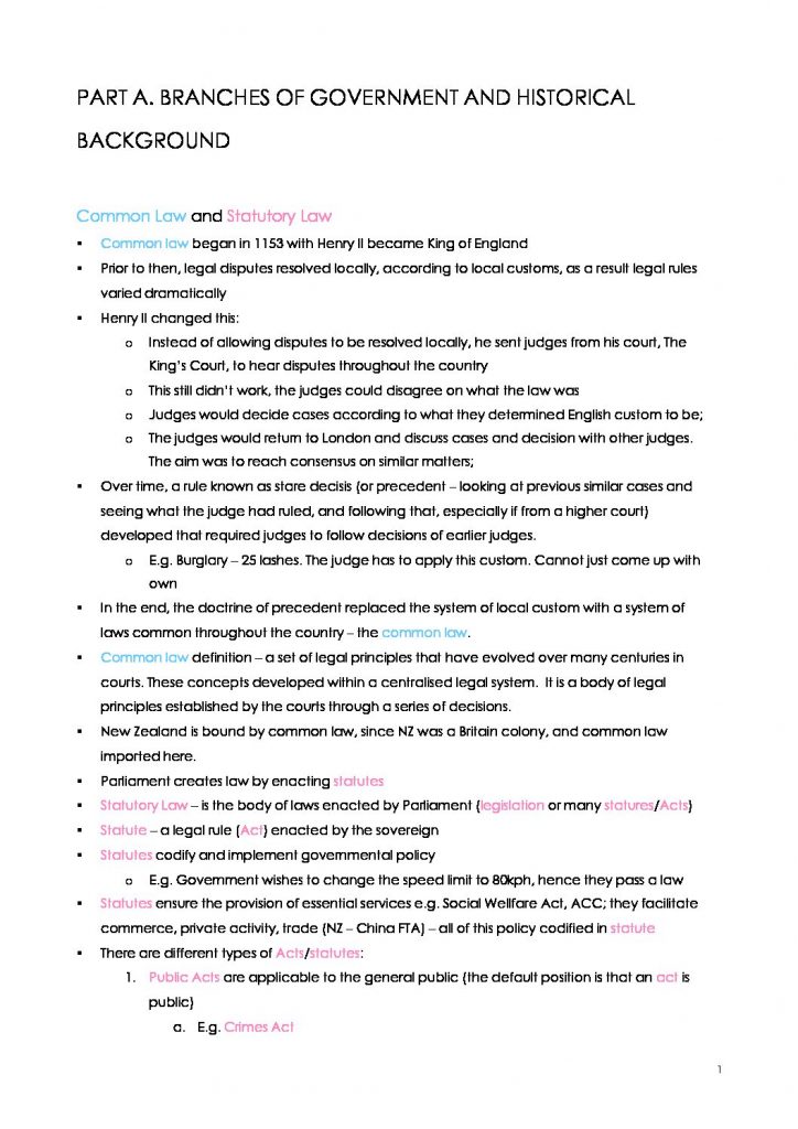 LAW 121G: Law and Society comprehensive course notes