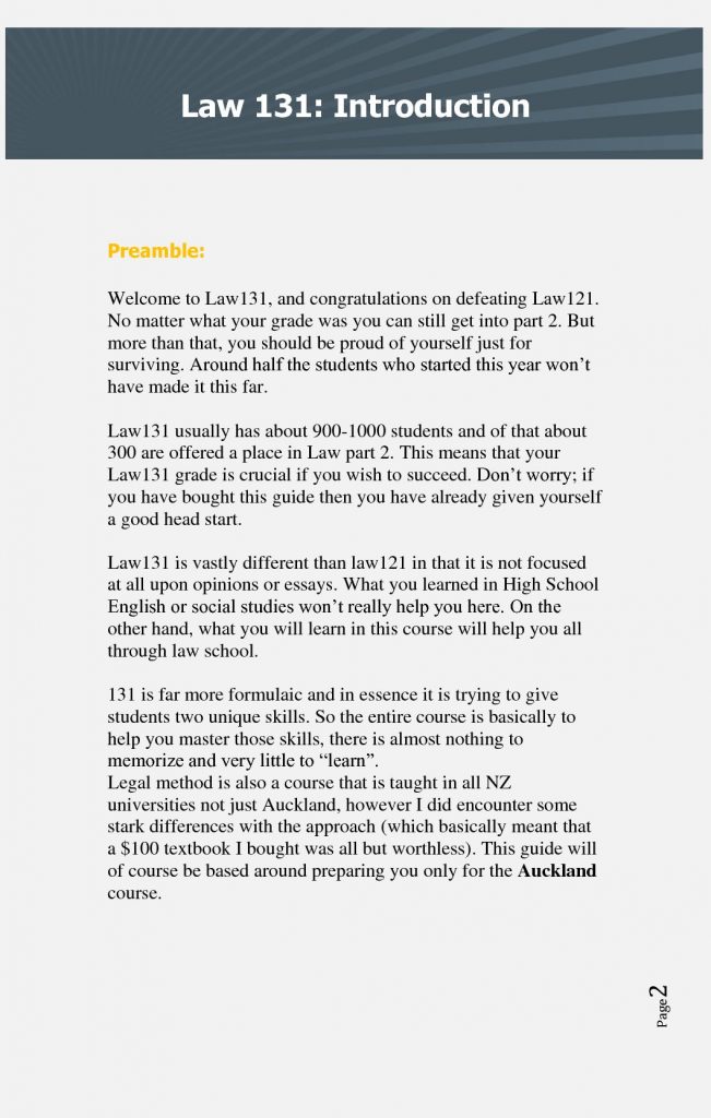 Legal Method (LAW 131) comprehensive notes