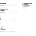 MKTG1001 – Marketing Fundamentals complete HQ notes