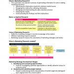 Marketing Research (MKTG1002) Lecture Notes