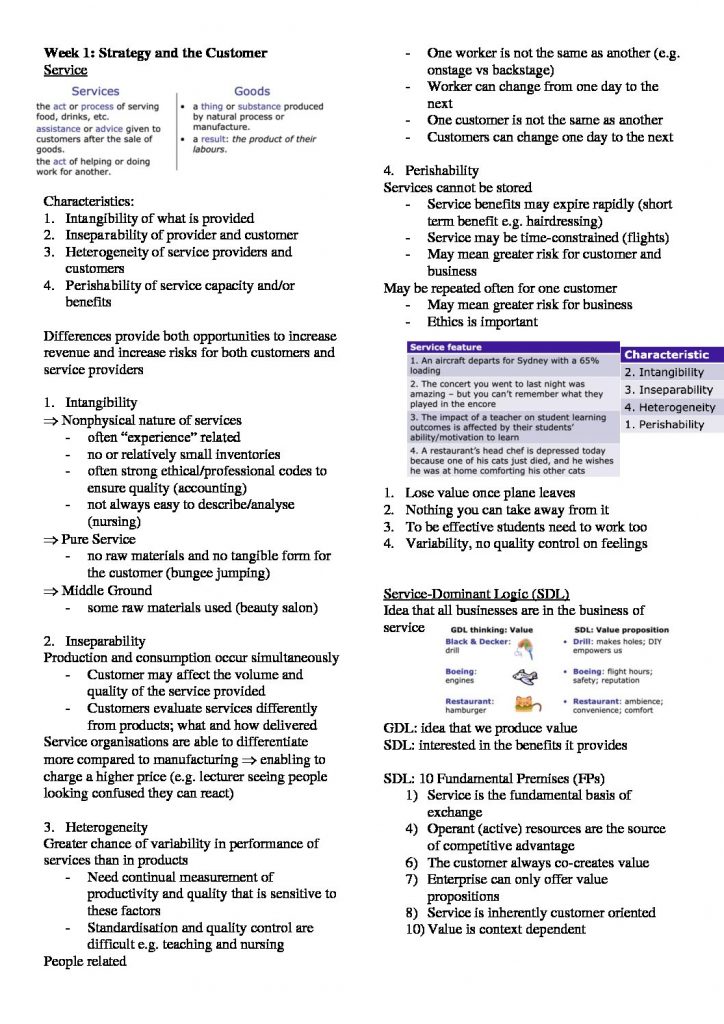 Revenue and Cost Management (ACCTG331) complete summary notes