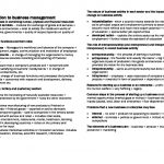 IB Business Management SL summary notes