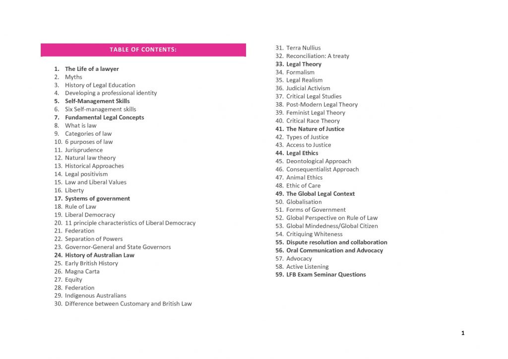 LAWS11-106: Legal Foundations B exam notes