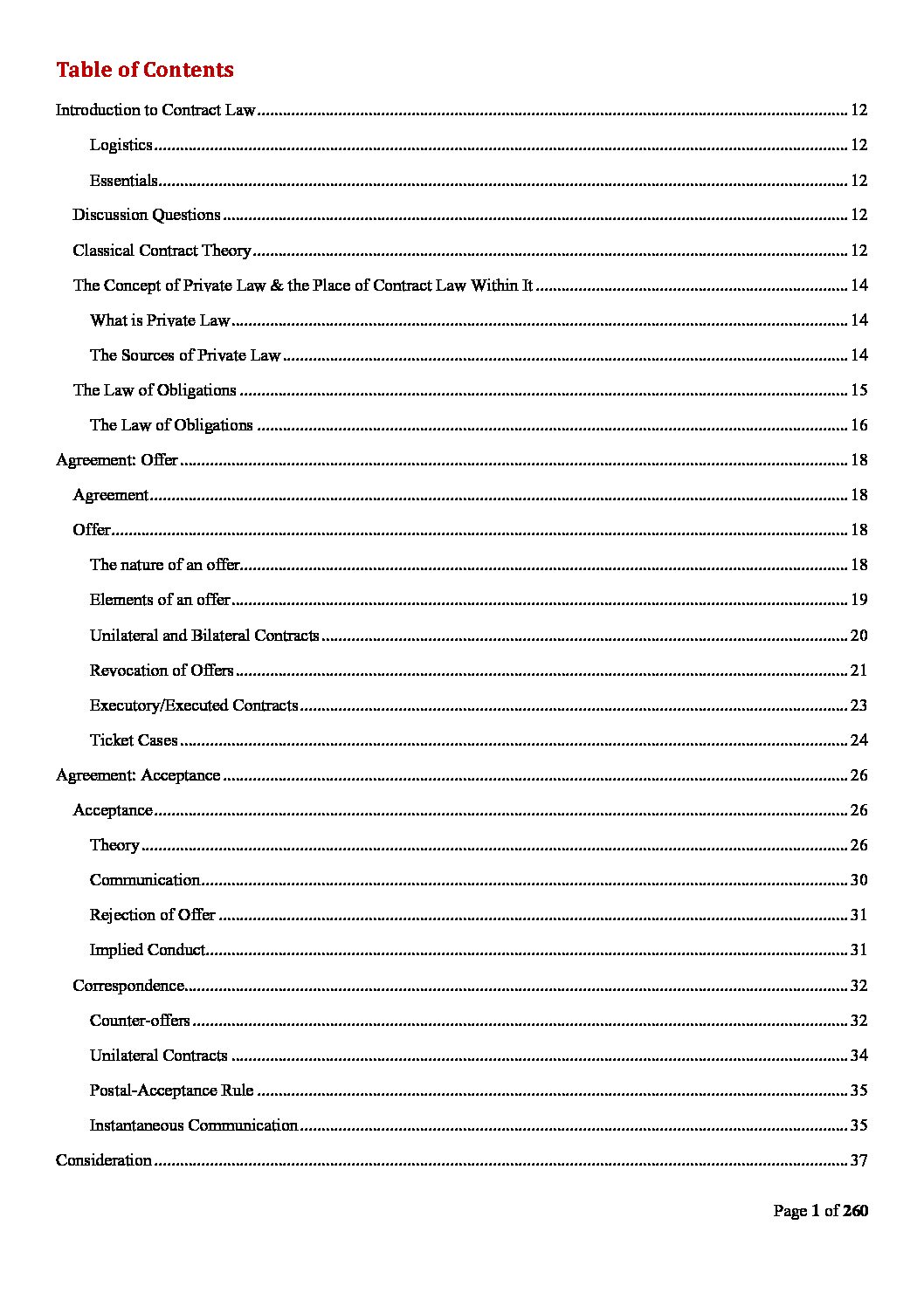 LAWS1150 Principles Of Private Law Notes Exam Notes StudyLast