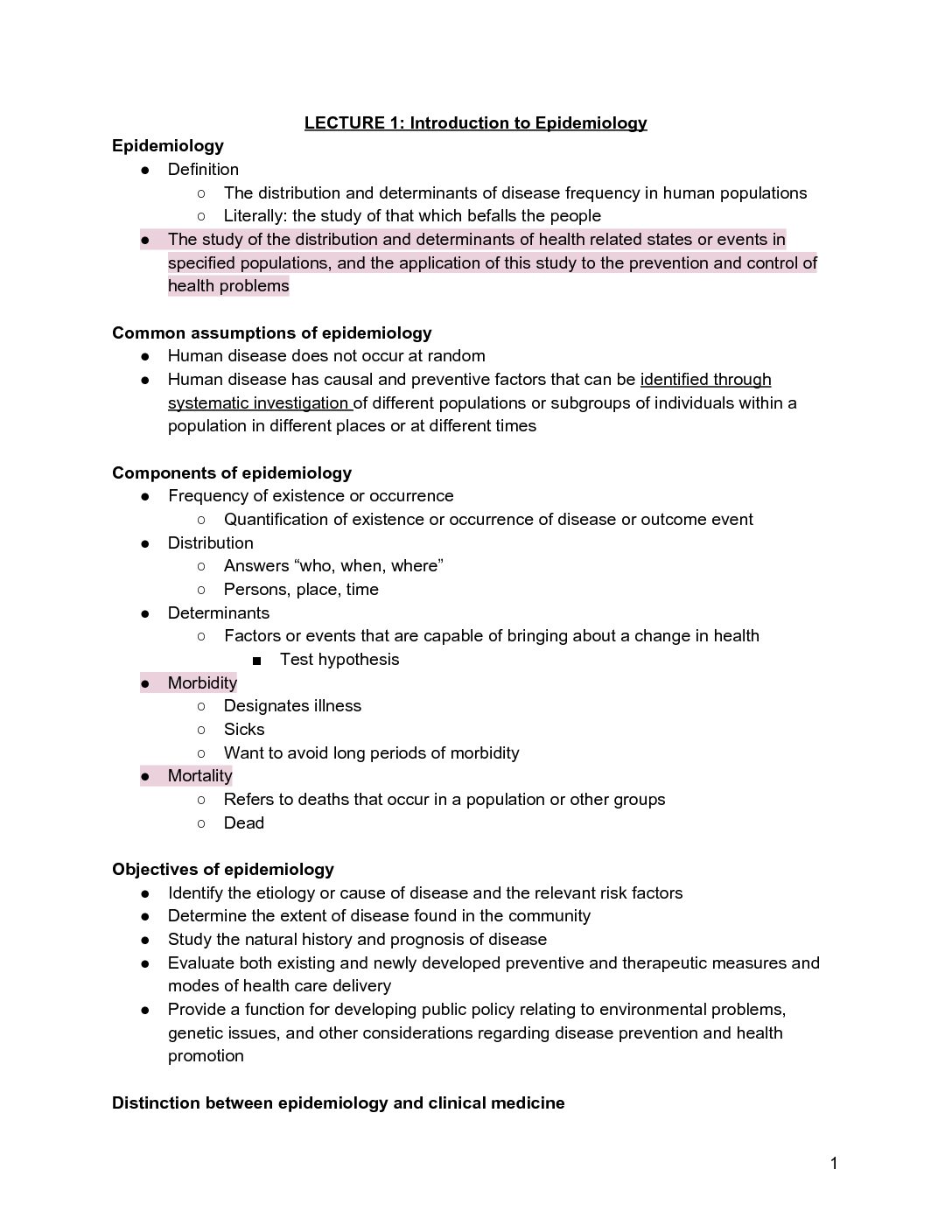 Epidemiology mcqs for nurse's image
