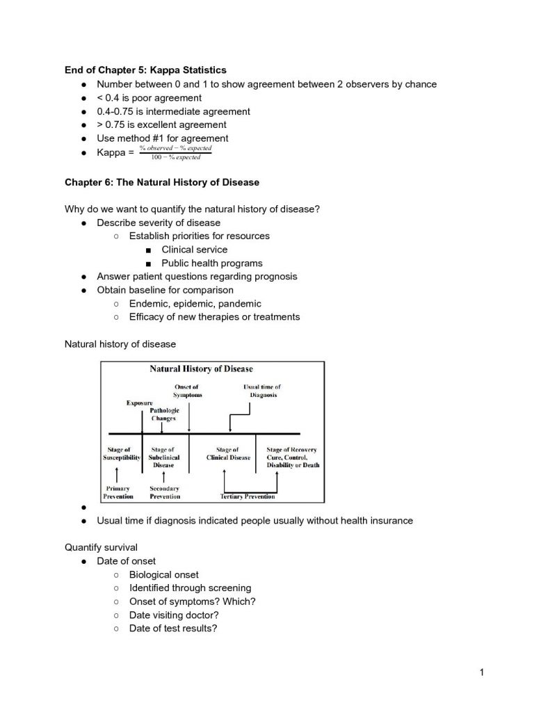 PBH 354: Epidemiology Exam 2 notes
