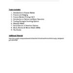 Derivative Securities (FNCE30007) summary notes – 91%