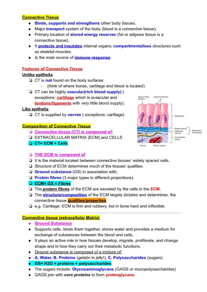 Biology for Biomedical Science: Cellular Processes (BIOSCI 107) detailed notes