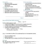 Intermediate Econometrics (ECMT2150) final exam notes