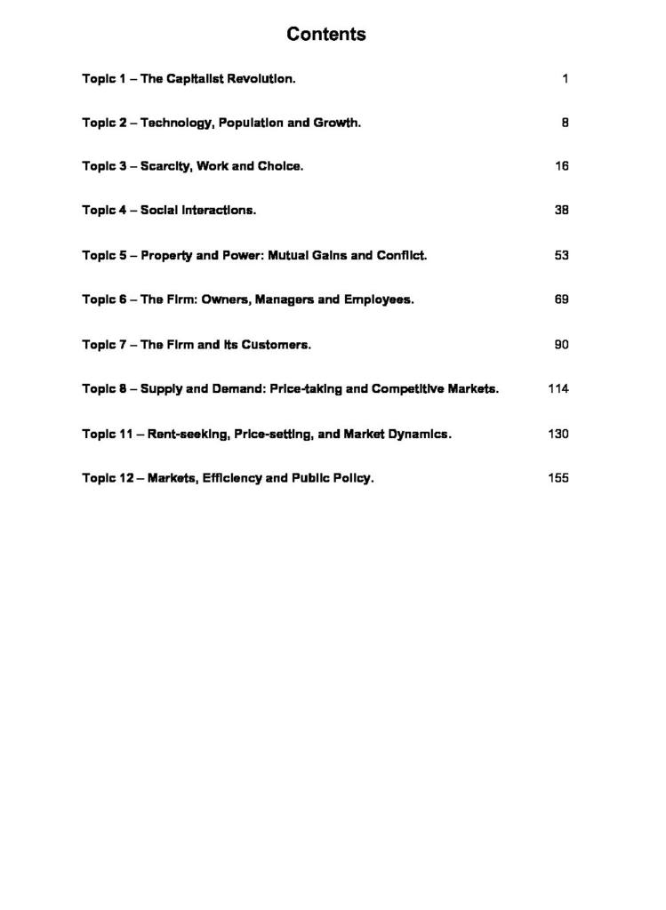 Economics (ECON0002) Term 1 & Term 2 complete summary