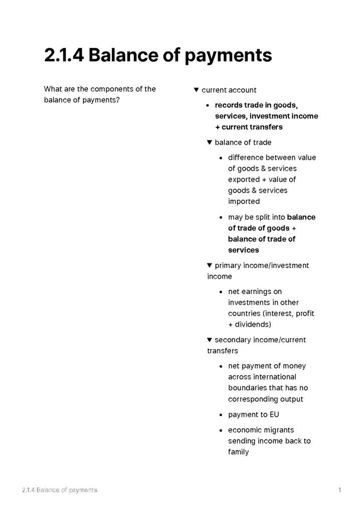 Edexcel A Level Economics A: The UK economy – Performance and Policies revision