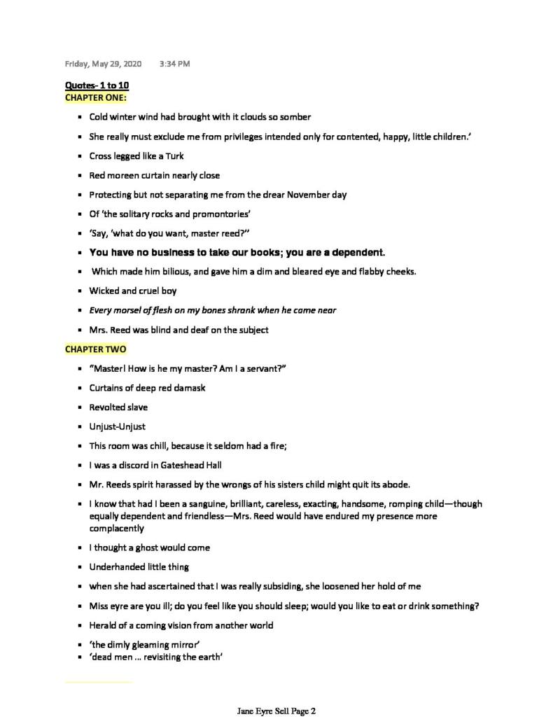 GCSE English Literature 19th-century Novel Jane Eyre full review