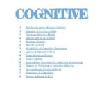 IB Psychology SL – Cognitive Approach notes