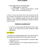 USYD Administrative Law (LAWS2010) ADJR problem question scaffold