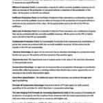 Microeconomics 1 (ECON1101) definitions of words