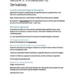 Derivative Securities (FNCE30007) concise notes