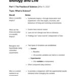 Concepts of Biology (BIO100) module 1-3 notes with exam prep