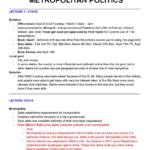 Metropolitan Politics (GOVT-240) notes