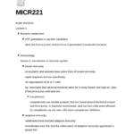 Microbes to Medicine (MICR221) notes