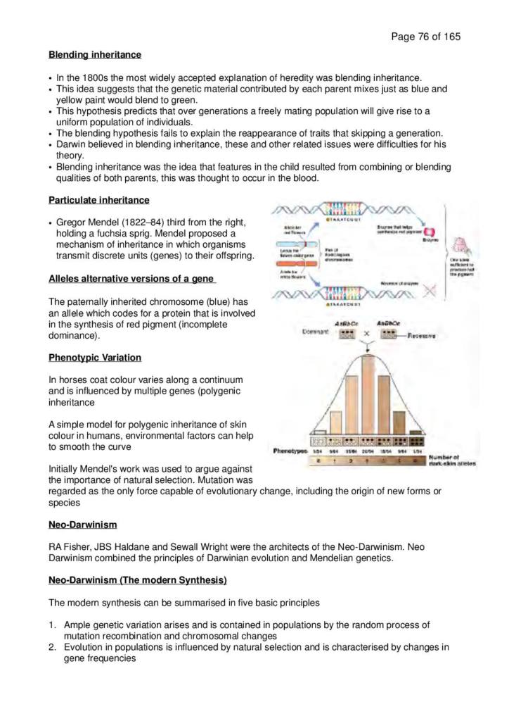 Life! Origins and Mechanisms (BIOSCI 101) complete lecture notes