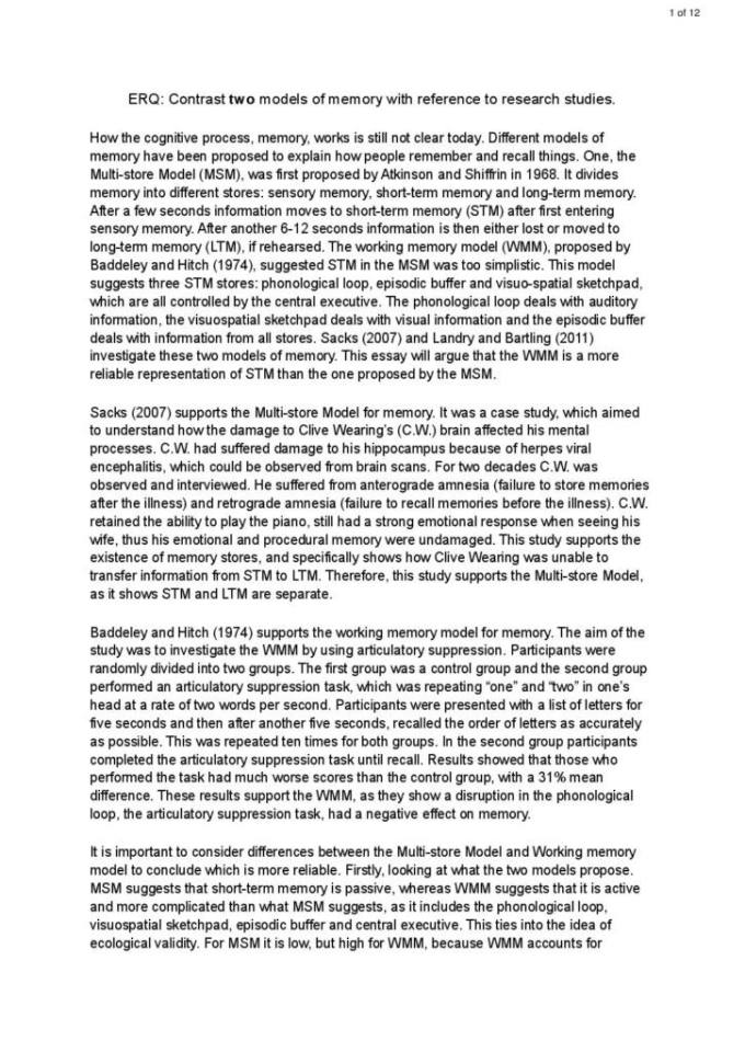 Study Materials For Psychology Higher Level IB PsyHL At International