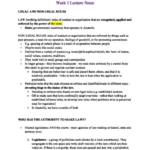 Principles of Business Law (BLAW10001) lecture notes + case summaries