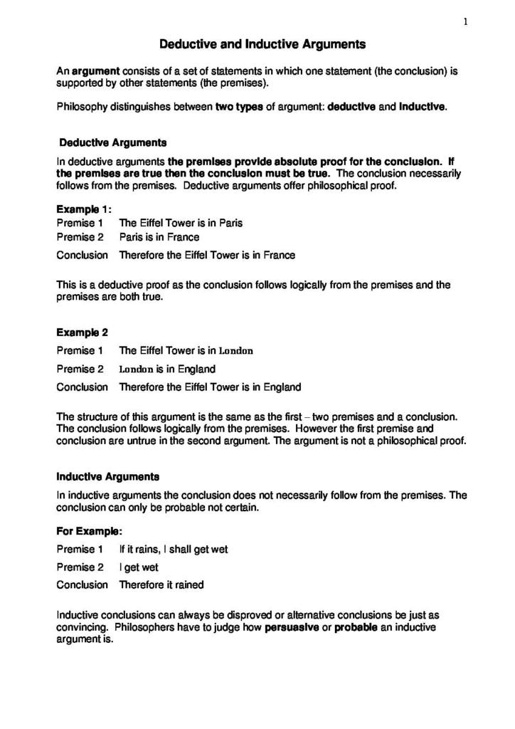 Inductive Arguments for God (Philosophy) WJEC A level notes