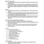 International Human Rights Law (LAW2142) lecture & seminar notes