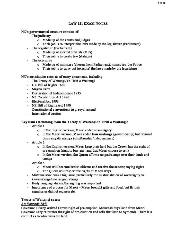 Law and Society (LAW 121G) exam notes