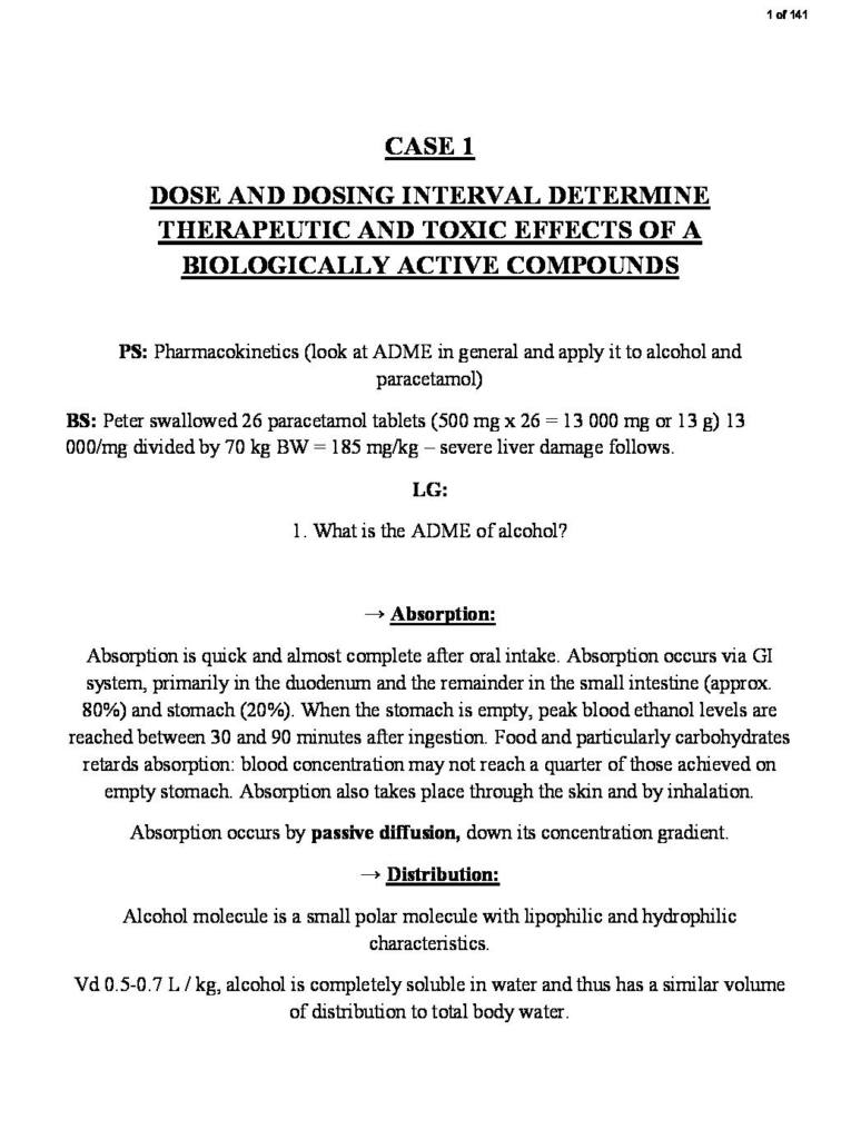 From Pharmacological Mechanisms to Precision Medicine (BBS3012) cases