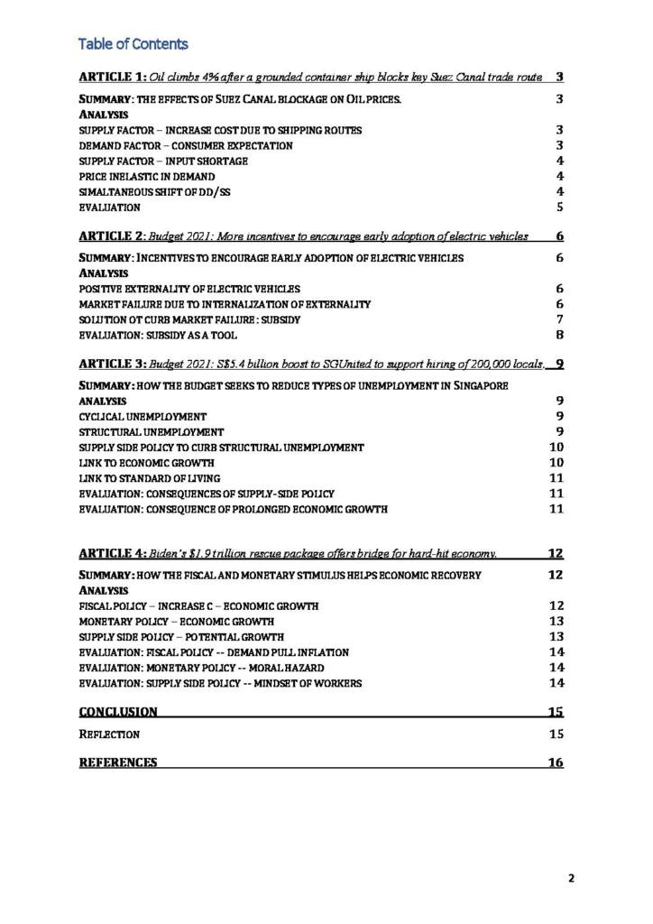 Principles of Economics (HE9091) project report