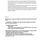 Economics of the Financial System (ECB015) notes