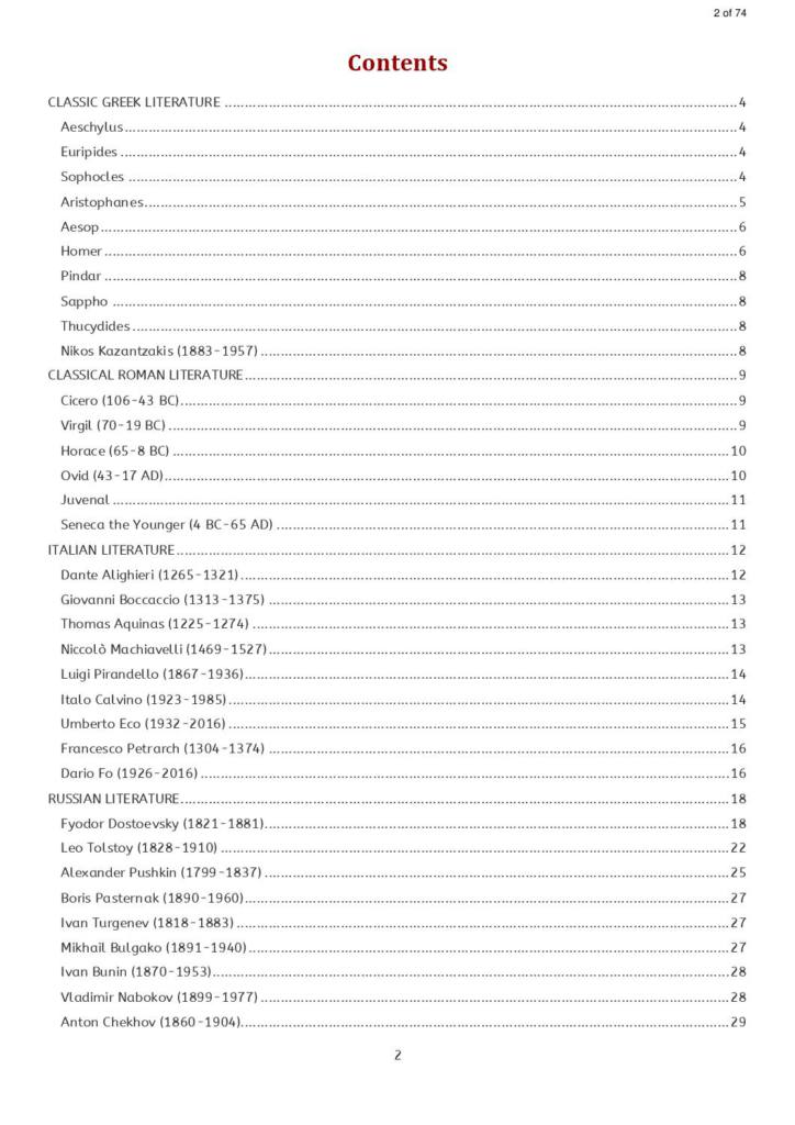 European Literature (UGC NET) complete summary