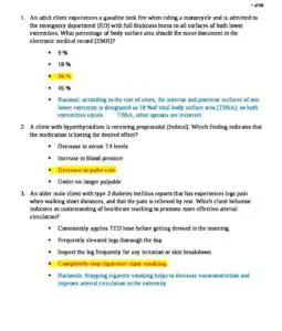 HESI PN Exit Exam v3 100 questions with answers