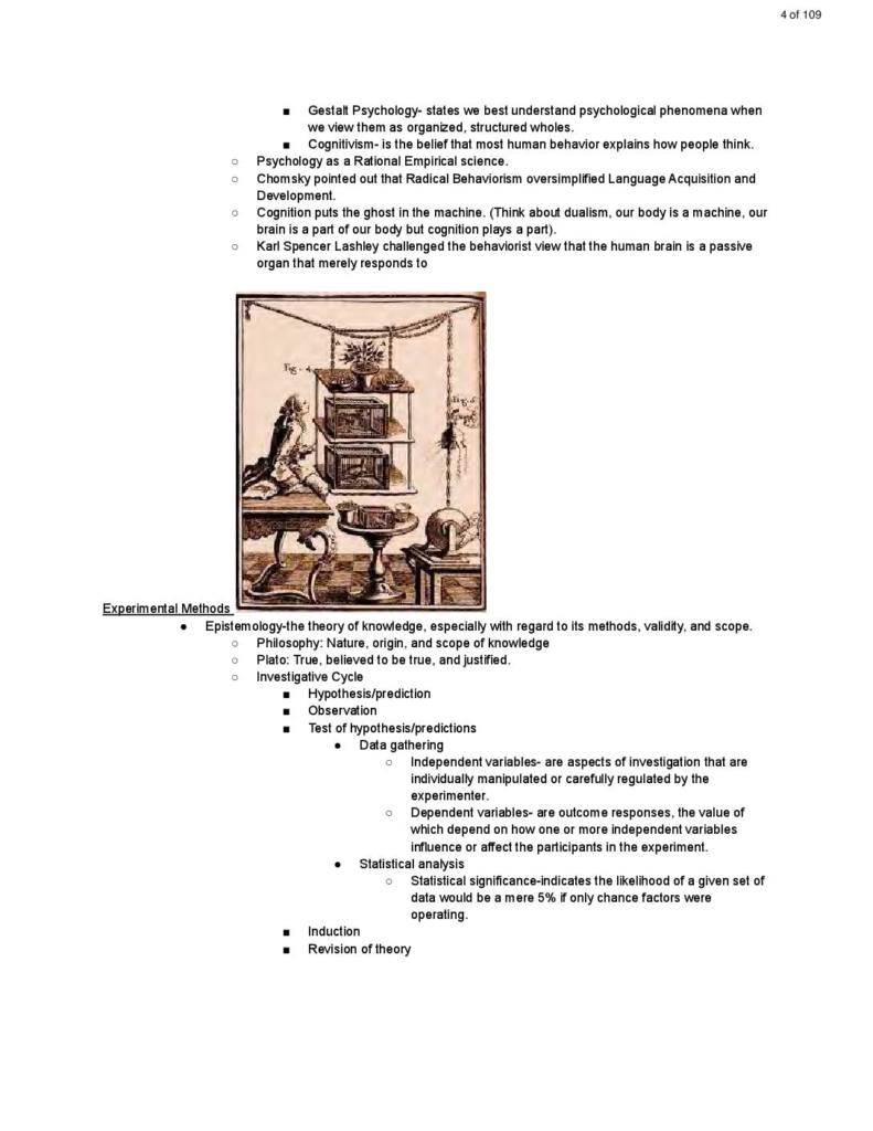 Cognition (PSYC 313) notes