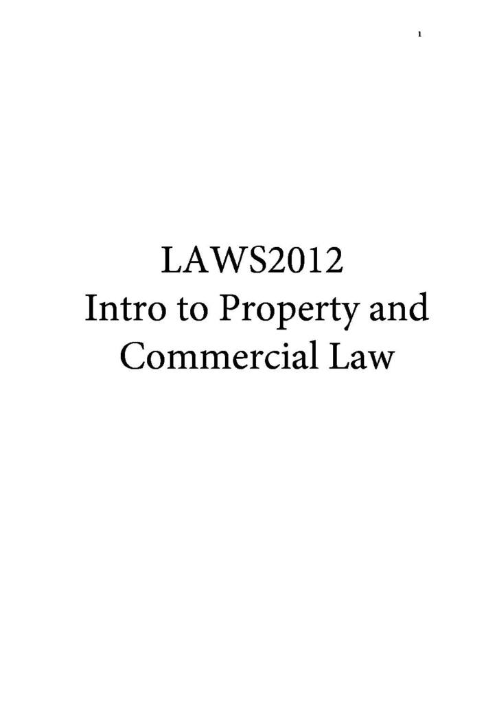 IPCL (LAWS2012) 2022 notes