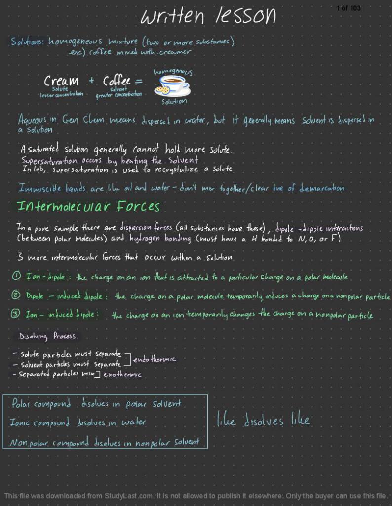 General Chemistry II (CHM1046) module notes