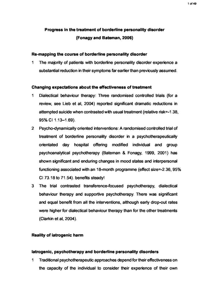 Personality and Mental Health (CLPS11055) article notes