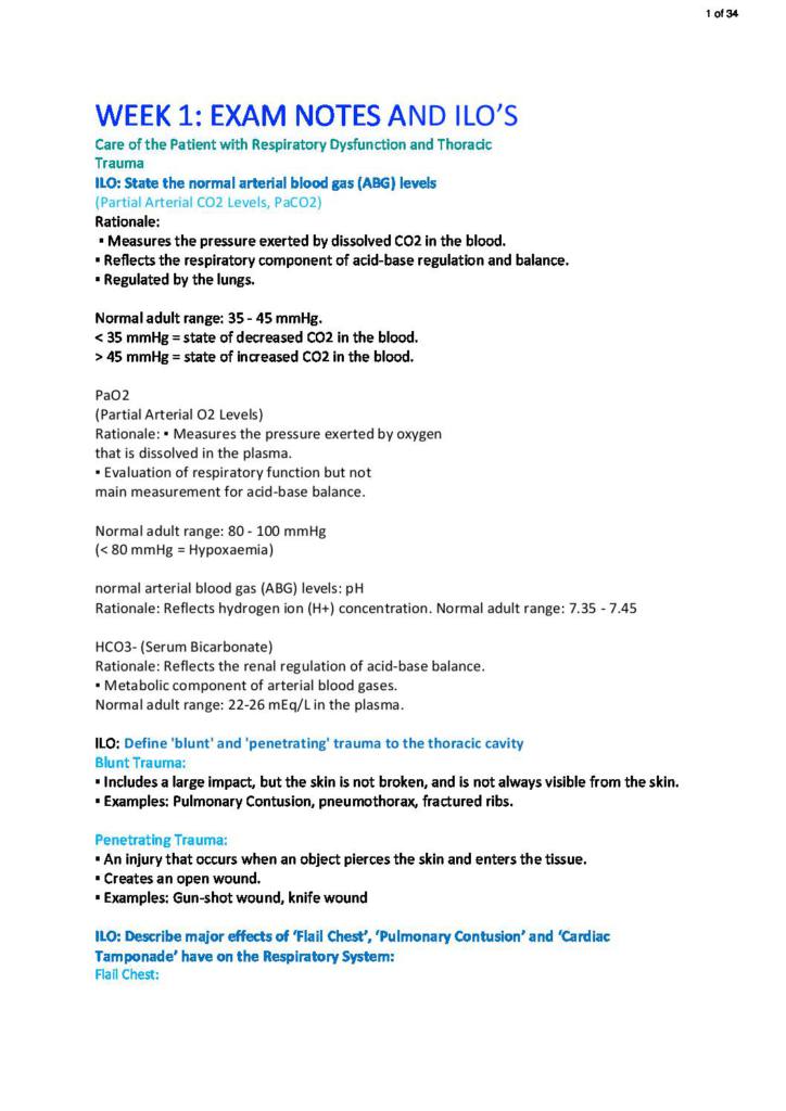 Quality and Safety: Comprehensive Nursing Practice (HNN325) course notes