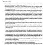 Personality (HPS307) complete notes
