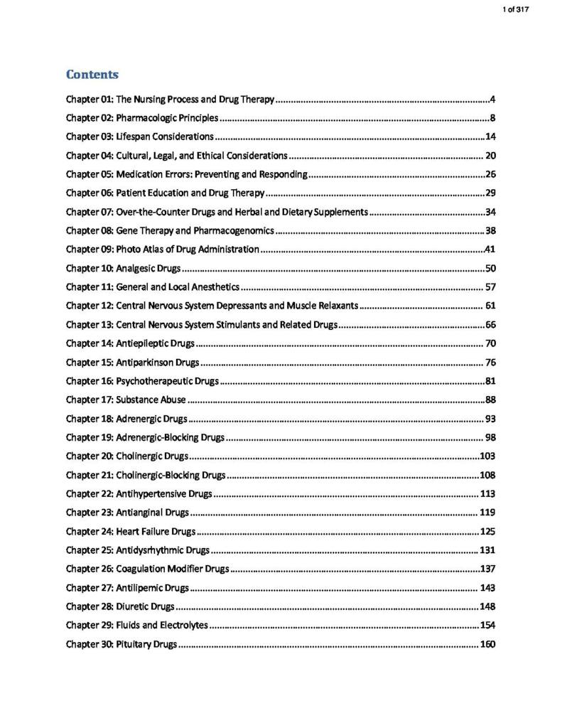 Pharmacology and the Nursing Process 8th edition test bank