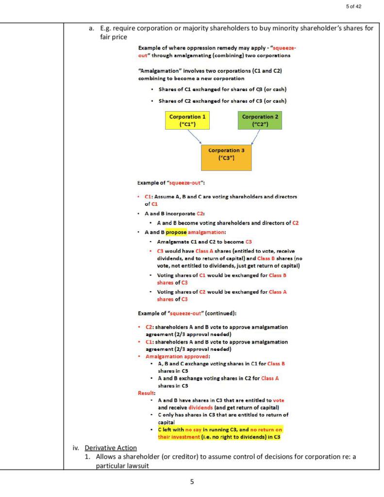 Legal Environment of Business I (RSM225) summary notes
