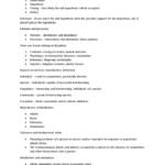 Principles of Ecology (BIOL251) lecture summary notes