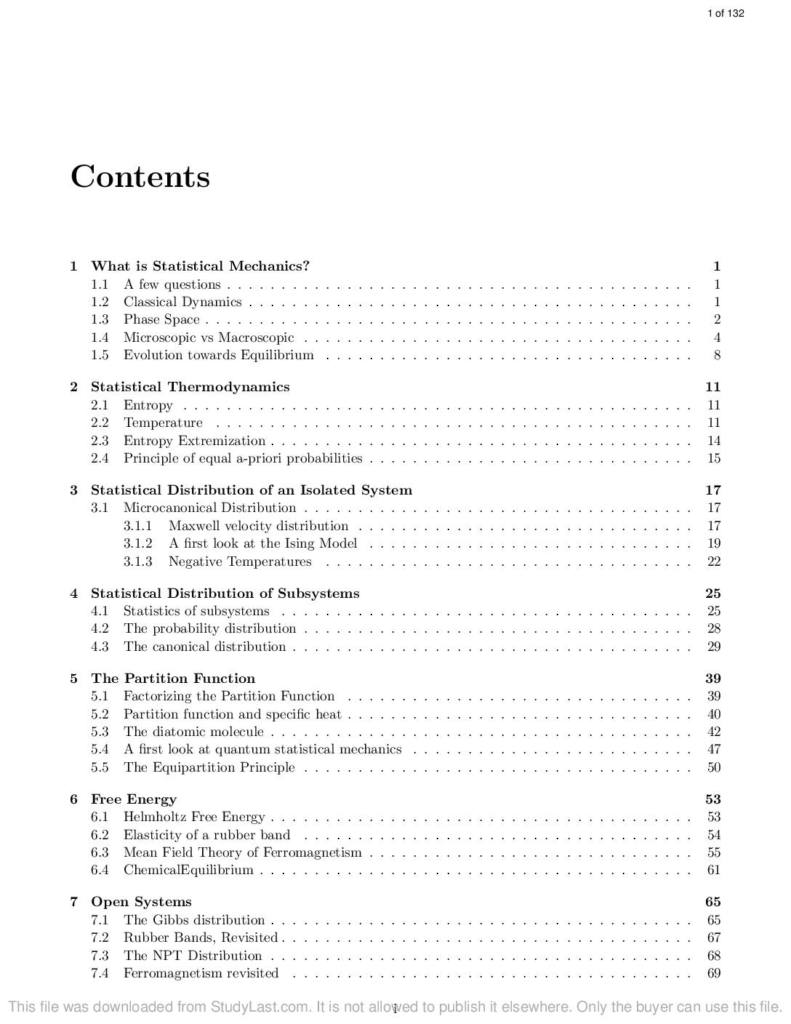 Everything you should know about Mechanics to Statistical Physics