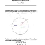 Introductory Mathematics II (MAT122) lecture notes
