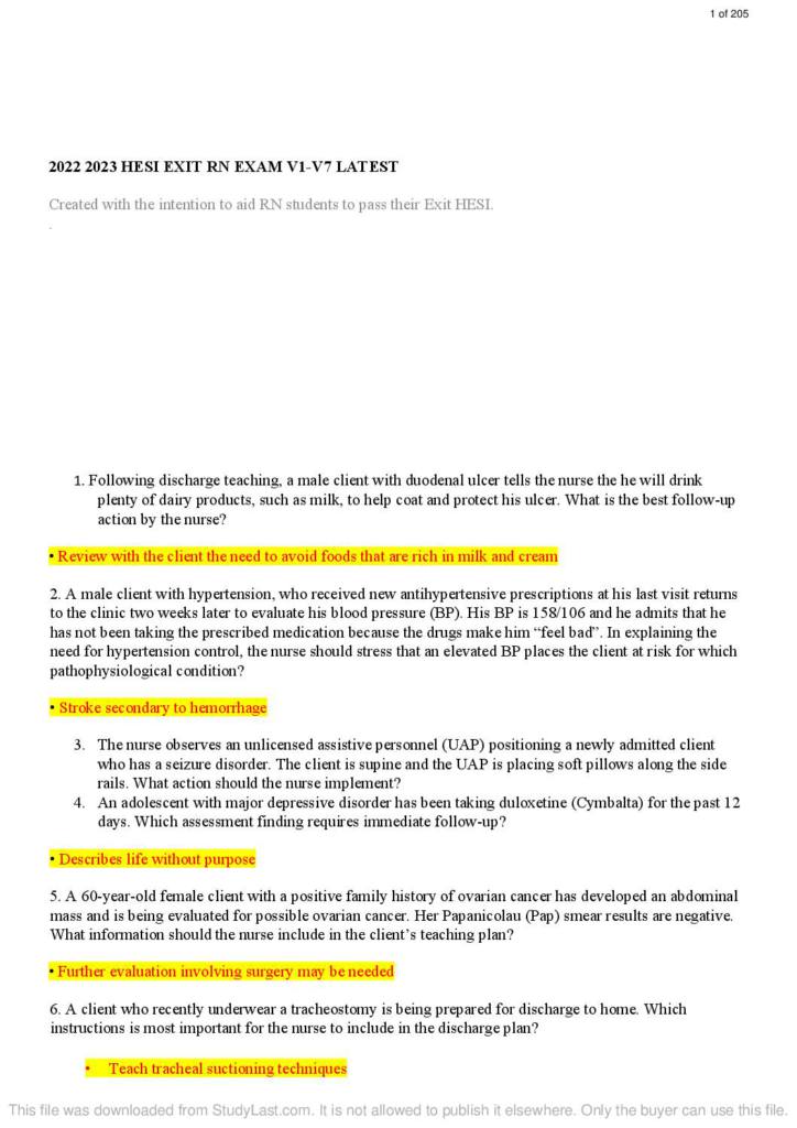 hesi-exit-rn-exam-v1-v7-2022-2023-latest-questions-with-answers