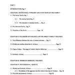 Forms of Domestic Violence – Psychosocial Aspects notes
